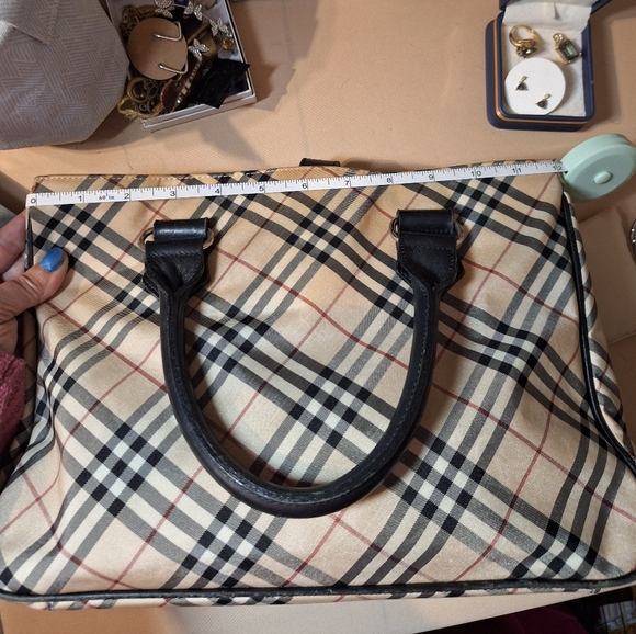 Burberry Nova Check Blue Label Handbag -Japan Exclusive - Picture 12 of 16